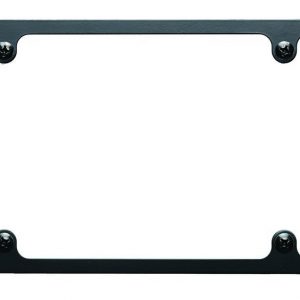 License Plate Frame Slim Line Black BSPBLK55020