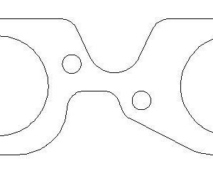 MLS Exhaust Gasket Set BBC w/2.000 Round Port CAGC5349-030