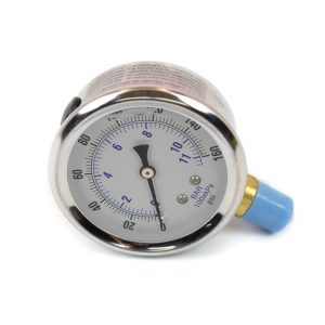 S/S Accusump Gauge 0-160psi- Liquid Filled CAN24-500