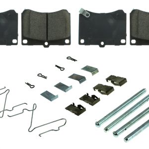 Posi-Quiet Ceramic Brake Pads with Shims and Har CBP105.04730