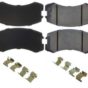 Posi-Quiet Ceramic Brake Pads with Shims and Har CBP105.09040