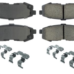 Posi-Quiet Ceramic Brake Pads with Shims and Har CBP105.10730