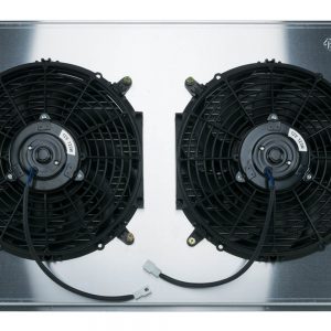 67-76 GM P/U Radiator w/Dual 14in Fan kit CCRGMT558ASK