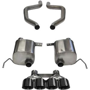 14- Corvette 6.2L Xtrem Axle Back Exhaust COR14766BLK