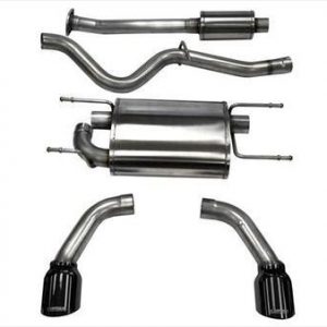 Exhaust Cat-Back - 2.5in Dual Rear Exit COR14864BLK