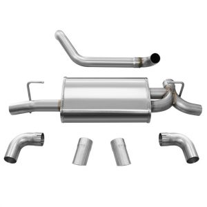 18- Jeep JL 3.6L Axle Back Exhaust w/Turndown COR21013