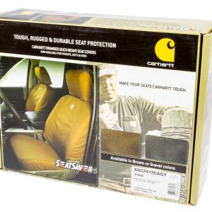 Carhartt Seat Saver Gray Front 11-16 Ford F250 COVSSC2412CAGY