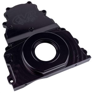 GM LS Billet Timing Cover 2-Piece Black CVRTC2327BK
