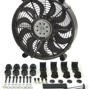 12in High Output RAD Fan Single DER16212
