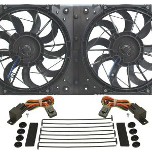 10in Dual High Output RAD Fans Puller DER16812