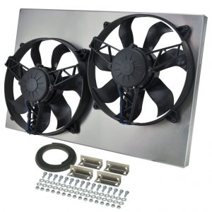 Dual RAD Fan w/Alum Shroud Assembly DER16831