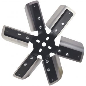 13in Stainless Steel Fleex Fan (Black Hub) DER17013