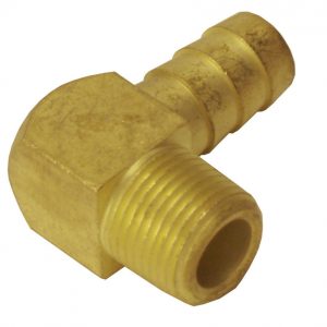 1/2in NPT M x 1/2in Bar b 90 Degree Hose Fitting DER98244