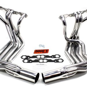 SBC Side Mount Headers - Silver - 63-82 Vette DGHD380
