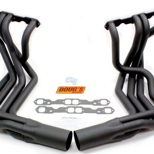 SBC Side Mount Headers - Black - 63-82 Vette DGHD380-B