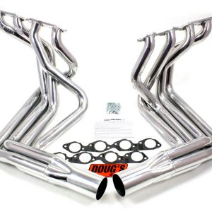 BBC Side Mount Headers - Silver - 63-82 Vette DGHD381