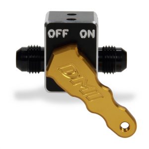 Aluminum Fuel Shut-Off Valve - Gold Handle DMIFRC-1000