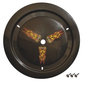 Wheel Cover Bolt-On Black DOM1012-B-BK