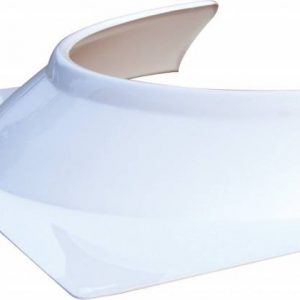 Rock Guard Formed 4.5in Tall White DOM901-WH