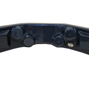 Dash Panel Curved Black 30in w x 12in d x 6.5in DOM910-BK