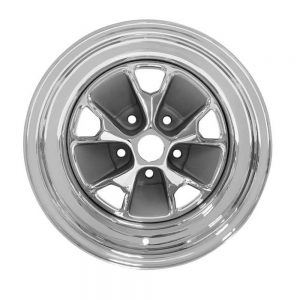 15 x 7 Mustang Styled Steel Wheel Chrome DRAC5ZZ-1007-CR