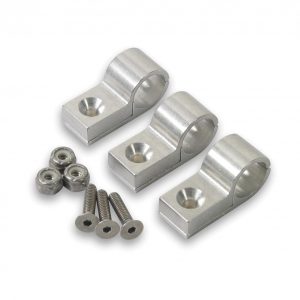 1/2in Polished Alum Line Clamp (3pk) EAR170208ERL