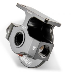 Billet Remote Oil Filter Mount - Lightweight EAR2188ERL