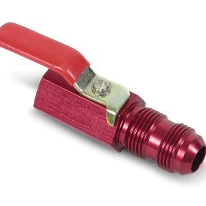 Shut Off Valve 1/2 Npt -10an Bulkhead (Red Alm) EAR230505ERL