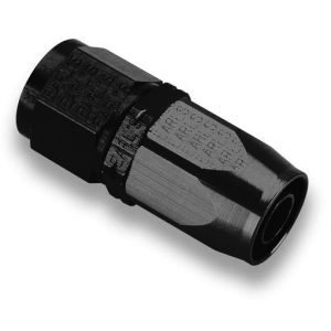 #4 Auto-Fit Str Hose End Black EARAT300104ERL