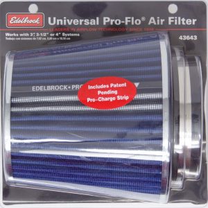 Pro-Flo Air Filter Cone 6.70 Tall Blue/Chrome EDE43643