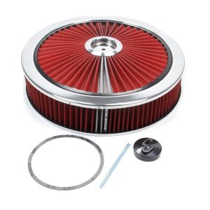 Air Cleaner Kit - 14in Dia. Breathable - Red EDE43660