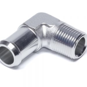 Hose End  90-deg 1/2npt to 3/4 Barb  Clear EDE8166