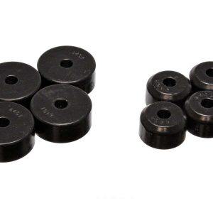 55-57 GM Motor Mount Pads Black ENE3-1102G