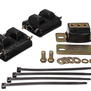 SBC Motor & Trans Mount Kit Zinc Finish Black ENE3-1130G
