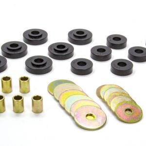 63-69 Vette Body Mounts Black ENE3-4102G