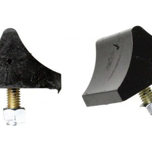 Bump Stop 1-3/8 x 2-3/8 x 2 Rect Pointed Pair ENE9-9119G
