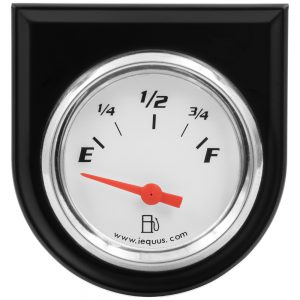 2.0 Dia Fuel Level Gauge w/Black Panel EQUE5362