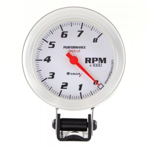 3-3/8 Dia Tachometer 8000 RPM Silver EQUE8068