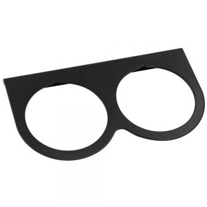 Gauge Mount Panel 2 in Black Double EQUE9922