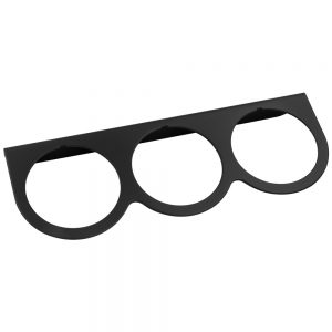 Gauge Mount Panel 2 in Black Triple EQUE9923