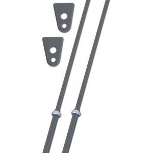 Body Brace Kit Aluminum Adjustable 2pk Premium FIV10001-75933