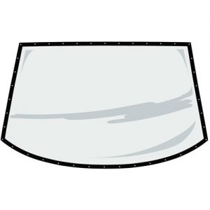 Rear Window ABC Molded .093 w/Blk Border Uncoat FIV574-6111-3B