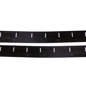 88 Monte Wear Strips Lower Nose Black 1 Pair FIV600-400-B