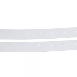 88 Monte Wear Strips Lower Nose White 1 Pair FIV600-400-W