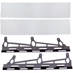 ABC Spoiler 6.5in x 60in 70 Degree Black FIV661-6737-B