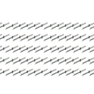 Small Head Rivet Silver 100pc 3/16in Long Shank FIV816A-100S