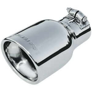 S/S Exhaust Tip - 4in Dia.- 2.5in Pipe FLO15365