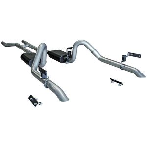 A/T Exhaust System - 67-70 Mustang FLO17282