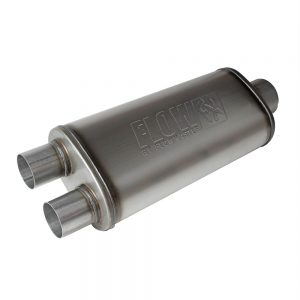 FlowFXMuffler 3.5in Cntr In / 2.5in Dual Out FLO72587