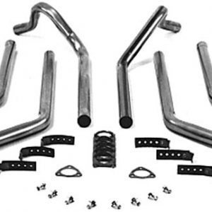 Dual Exhaust Header Back Kit - Super Street FLT51525